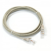 Патч-корд Corning U/UTP 26AWG, cat. 6, 0.5м, D4мм LSZH, сірий