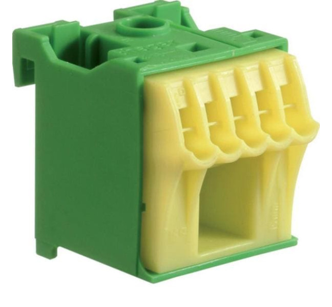 QuickConnect PE-клемма 1x16мм²+5x4мм² ширина 30мм, Hager