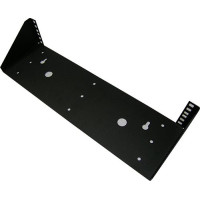 Кронштейн настенный вертикальный Pleolan 2U, цвет черный