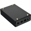 Бокс ВО настінний, 4 FC/ST simplex, пустий, чорний, Україна (UA-FOBS4FC-B)