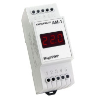 Амперметр DigiTOP АM-1 AC однофазный, на DIN рейку