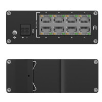 TSW040 8х100Mb Промисловий PoE+ комутатор на DIN-рейку Teltonika