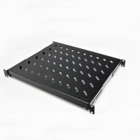 Полка перфорированная 19’’ 1U глубина 400мм, т.м. 1,5мм черная