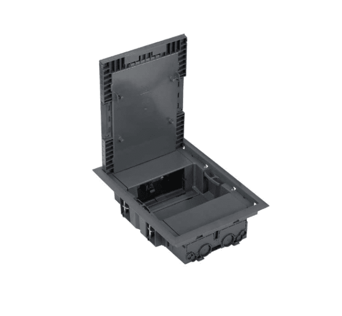Люк KF на 4хK45 (45х45 мм) + 2x½K45 (22,5х45 мм) модулі, глибина 65 мм, сірий