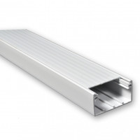 Кабель-канал (короб) МК Premier 100х50, настенный ПВХ, белый