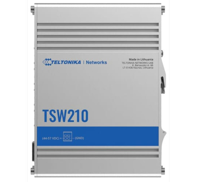 TSW210 8х1000Mb Промышленный SFP коммутатор на DIN-рейку Teltonika