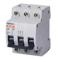 Автоматический выключатель ENERGIO SP 3P C 40А 4.5кА Автоматический выключатель ENERGIO SP 3P C 40А 4.5кА