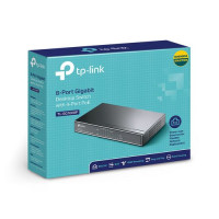 Коммутатор неуправляемый TP-Link TL-SG1008P, 8х1000Base-Т, РoE 802.3af, металл