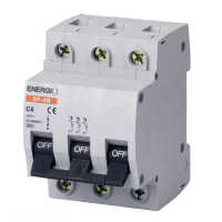 Автоматический выключатель ENERGIO SP 3P C 6А 4.5кА Автоматический выключатель ENERGIO SP 3P C 6А 4.5кА