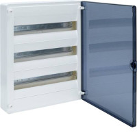 Щиток внешний с дверцей, 3х18 мод., GOLF, IP41, белый (Hager)