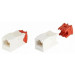 Модуль Panduit UTP, RJ45 cat. 5e, Mini-Com белый