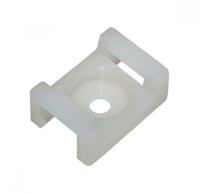 Площадка для стяжки под винт Ø5 (15х10) ТТ белая (100шт)