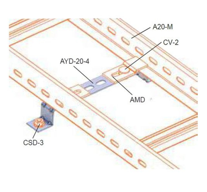 Пластина дистанційна для лотка 300мм ARDIC AYD-30-4