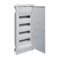 Щиток встраиваемый VOLTA на 48(56) мод. с мет. дверцей, IP30, белый (Hager)