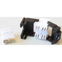 Модуль Pleolan UTP, RJ45 (8P8C), cat. 6, toolless, Keystone SL білий