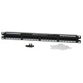 Патч-панель Panduit NetKey 19’’ 1U 24 порта UTP, cat. 5e, RJ45 (NK5EPPG24Y)