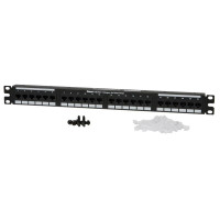 Патч-панель Panduit NetKey 19’’ 1U 24 порта UTP, cat. 5e, RJ45
