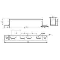 Дистанционная пластина для лотка 200мм ARDIC AYD-20-4