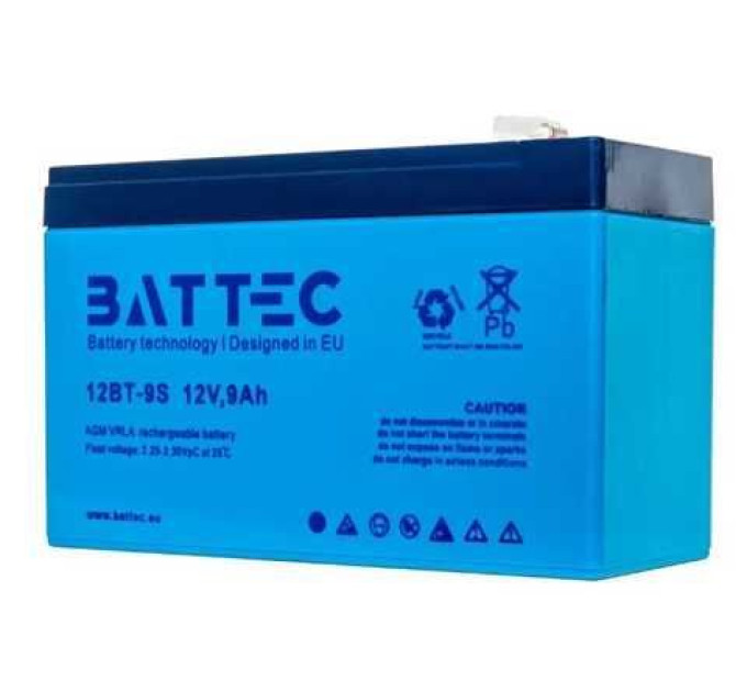 Акамулятор Battec 12V, 9Ah (12BT-9S)