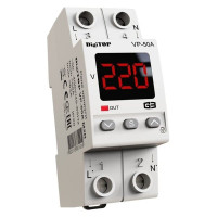Реле напряжения DigiTOP VP-50A M2R 50А 2DIN однофазное, термозащита