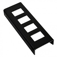 Планка на 4SC Simplex адаптера для боксу FOBSM, чорна (UA-FPM4SCS-B) Планка на 4SC Simplex адаптера для боксу FOBSM, чорна (UA-FPM4SCS-B)