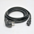 Шнур (кабель) питания с заземлением Kingda IEC 60320 C13/СЕЕ 7/7, 10/230В (3х1,5), длина 5м
