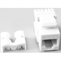 Модуль Pleolan UTP, RJ45 (8P8C), cat. 6, тип KRONE, Keystone SL белый Модуль Pleolan UTP, RJ45 (8P8C), cat. 6, тип KRONE, Keystone SL белый