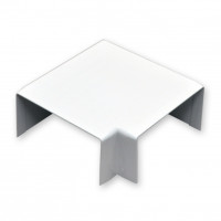 Угол плоский для короба МК Premier 100х50, цвет белый Угол плоский для короба МК Premier 100х50, цвет белый