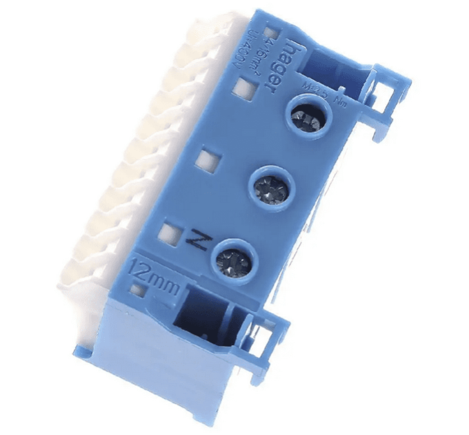 QuickConnect N-клема 3x16мм²+11x4мм² ширина 60мм, Hager