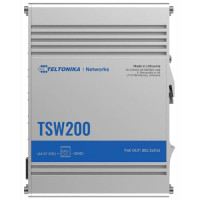 TSW200 8х1000Mb Промисловий PoE+ SFP комутатор на DIN-рейку Teltonika