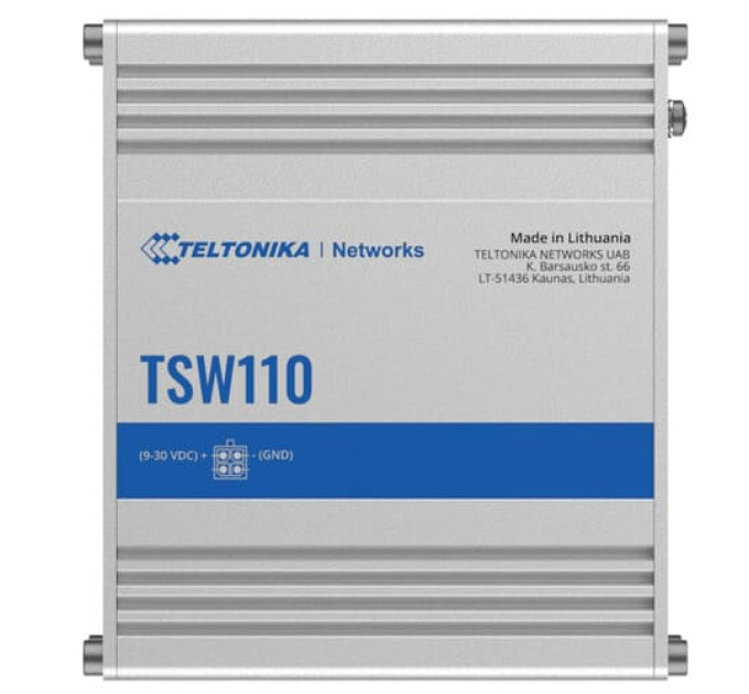 TSW110 5х1000Mb Промышленный коммутатор на DIN-рейку Teltonika