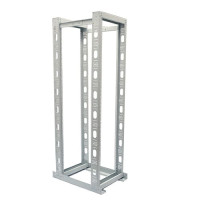 Стойка 24U, двойная, 560 - 810мм, серая, UA-OF24-D-GR