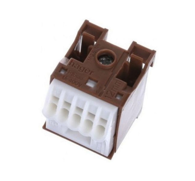 QuickConnect фазная клемма 1x16мм²+5x4мм² ширина 30мм, Hager