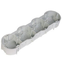 Коробка приладова,4-кратна ПВХ; сіра; 285х70х45мм, KOPOS KOLIN Коробка приладова,4-кратна ПВХ; сіра; 285х70х45мм, KOPOS KOLIN