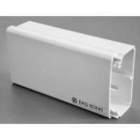 Кабель-канал (короб) KOPOS KOLIN EKD 80X40, білий