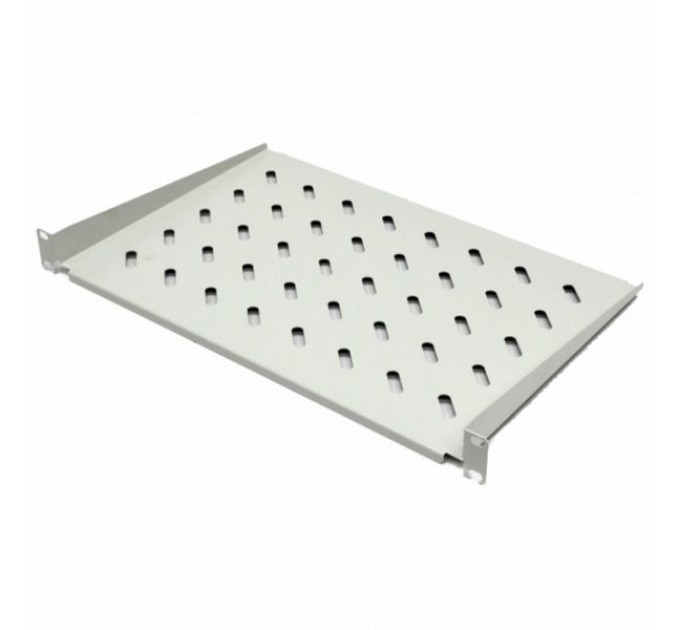 Полка перфорированная консольная Украина 19’’ 1U (х200мм), серая