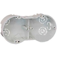 Коробка приладова, 2-кратна ПВХ; сіра; 142х70х45мм, KOPOS KOLIN Коробка приладова, 2-кратна ПВХ; сіра; 142х70х45мм, KOPOS KOLIN