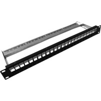 Патч-панель Pleolan 19’’ 1U 24 порта STP,  модульная