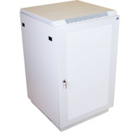 Шкаф телекоммуникационный напольный 27U (600x800) дверь перфорированная 1шт.