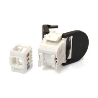 Модуль Corning E100 UTP, RJ45, cat. 6a, toolless SL белый Модуль Corning E100 UTP, RJ45, cat. 6a, toolless SL белый