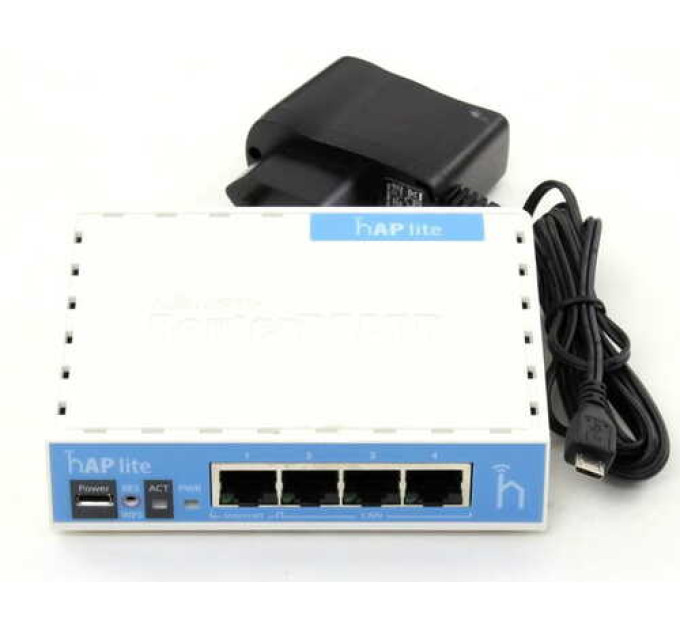 Маршрутизатор MikroTik hAP lite RB941-2nD