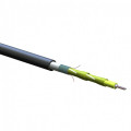 ВО кабель универс.,U-DQ(ZN)(SR)H 24E9, ITU G652.D CT 5.0, гофр. броня, LSZH™/FRNC(Eca), Corning