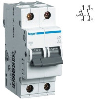 Автоматический выключатель Hager In=32A, 1+N, C, 6кА