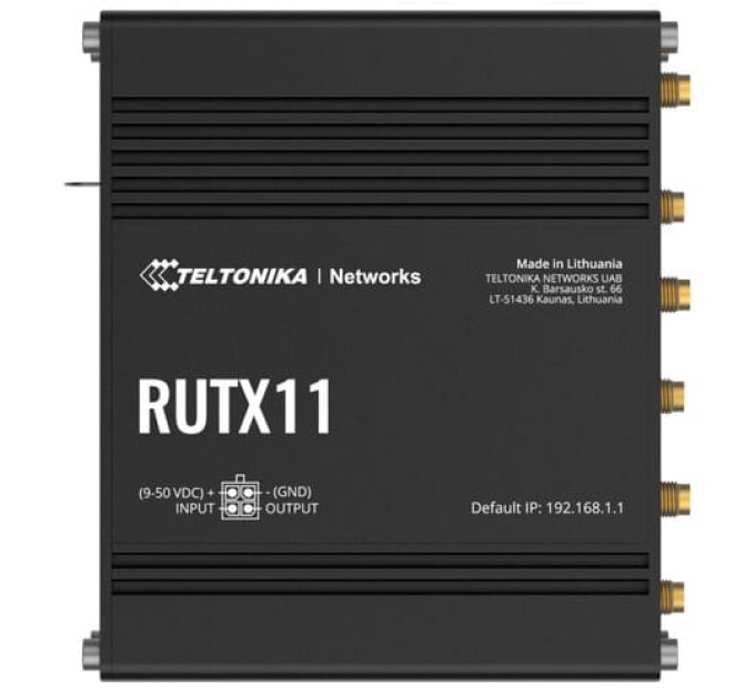 RUTX11 Промышленный сотовый маршрутизатор 4G LTE WI-FI BT Teltonika