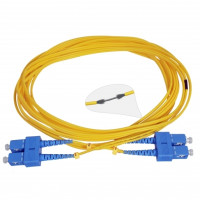 ВО патч-корд SC-SC Duplex 9/125, LSZH, 15м. Slim