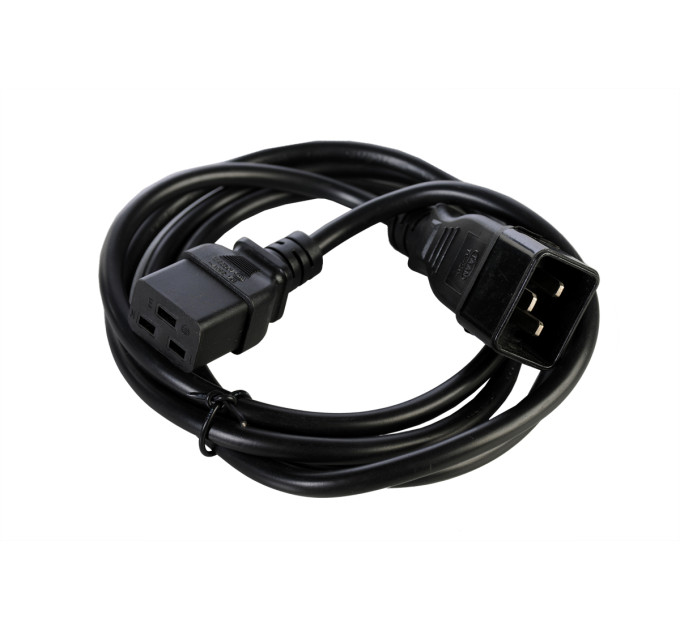 Шнур (кабель) живлення IEC 60320 C19/IEC 60320 C20, довжина 3 м. (R-16-Cord-C19-C20-3)