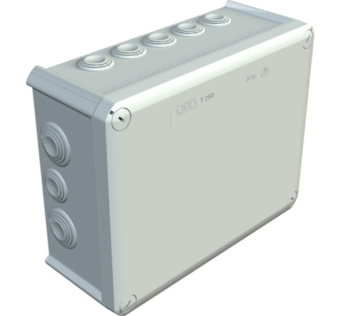 Розподільча коробка зовнішня, IP 66, 240х190х95мм, OBO Bettermann (2007109)