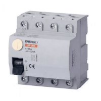 Устройство защитного отключения ENERGIO SP-RM 4P 16А 10мА тип AC Устройство защитного отключения ENERGIO SP-RM 4P 16А 10мА тип AC