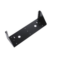 Кронштейн телекоммуникационный настенный вертикальный 4U, цвет черный