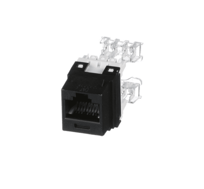 Модуль Panduit NetKey UTP, RJ45, cat. 6, Keystone SL чорний